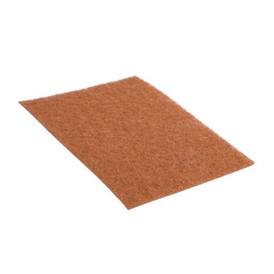 Skrubbduk blandat med krossade valnötsskal