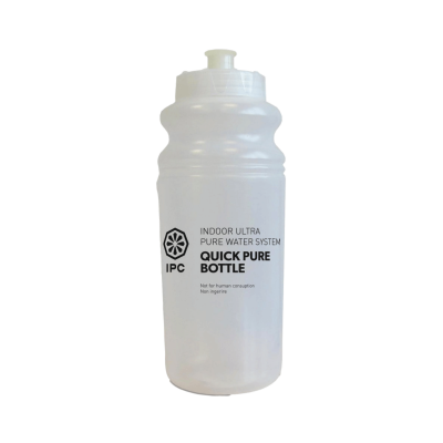 Flaska för ultrarent vatten